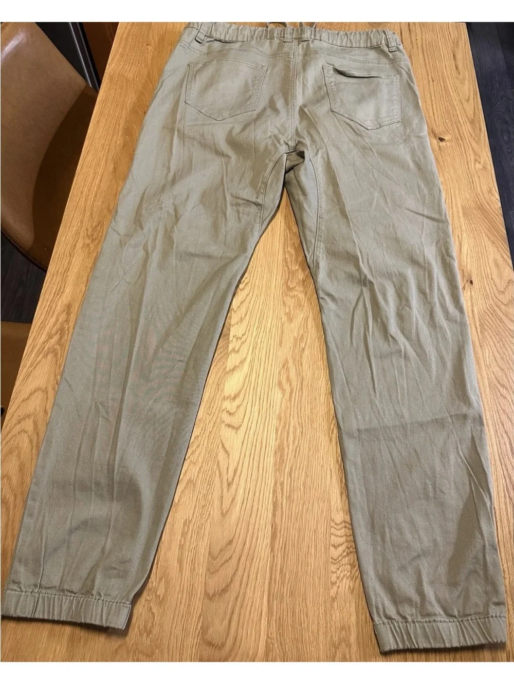 Men’s Victorious Green Cargo Joggers 2XL/30” 97% Cotton Drawstring Pockets